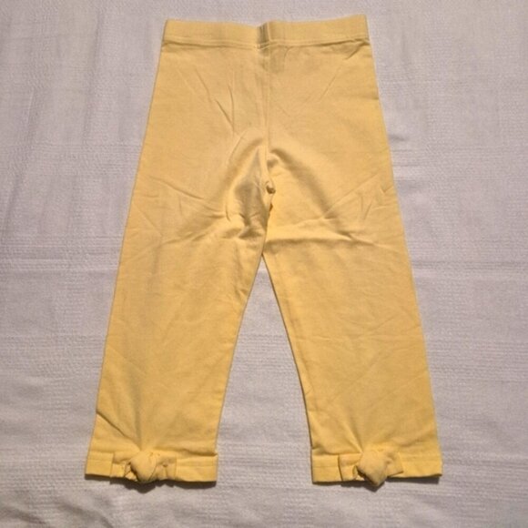 Carter's girls size 6 yellow cropped pull on pants Deadstock 2005, NWT - Picture 3 of 6